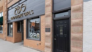 A storefront with a sign reading "2B BROKE GIRLS". - Downtown Spearfish Loft East (Spearfish)