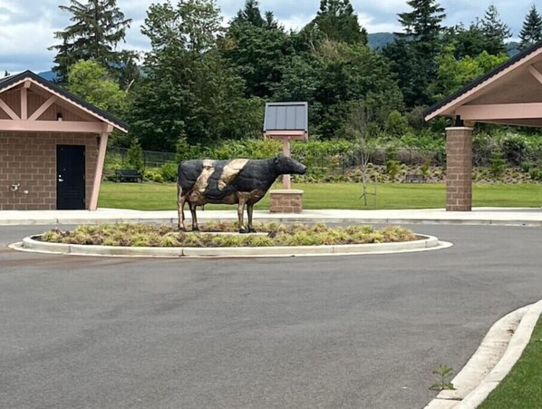 المنطقة المحيطة بالمنشأة