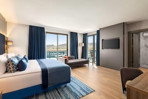 Literie de qualité supérieure, matelas Tempur-Pedic, minibar