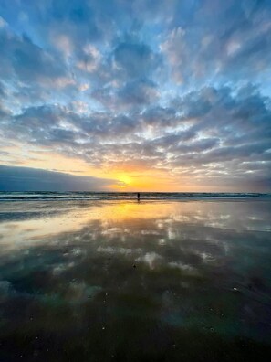 Liegestühle, Strandtücher