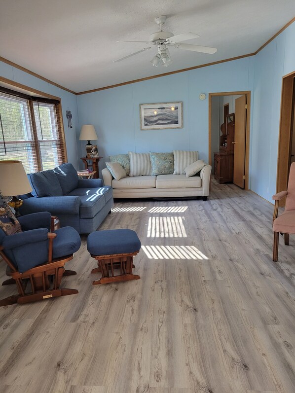 Smart TV, books - Berry Lake House (Reading)