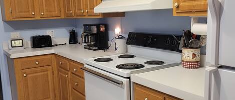 Microwave, oven, stovetop