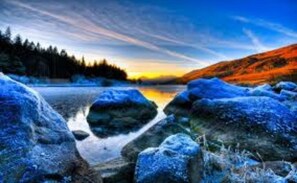 Surrounded by rugged terrain and a serene lake, this natural setting offers scenic views and opportunities for outdoor exploration.