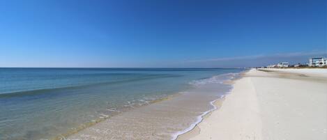 Accommodatie ligt op het strand