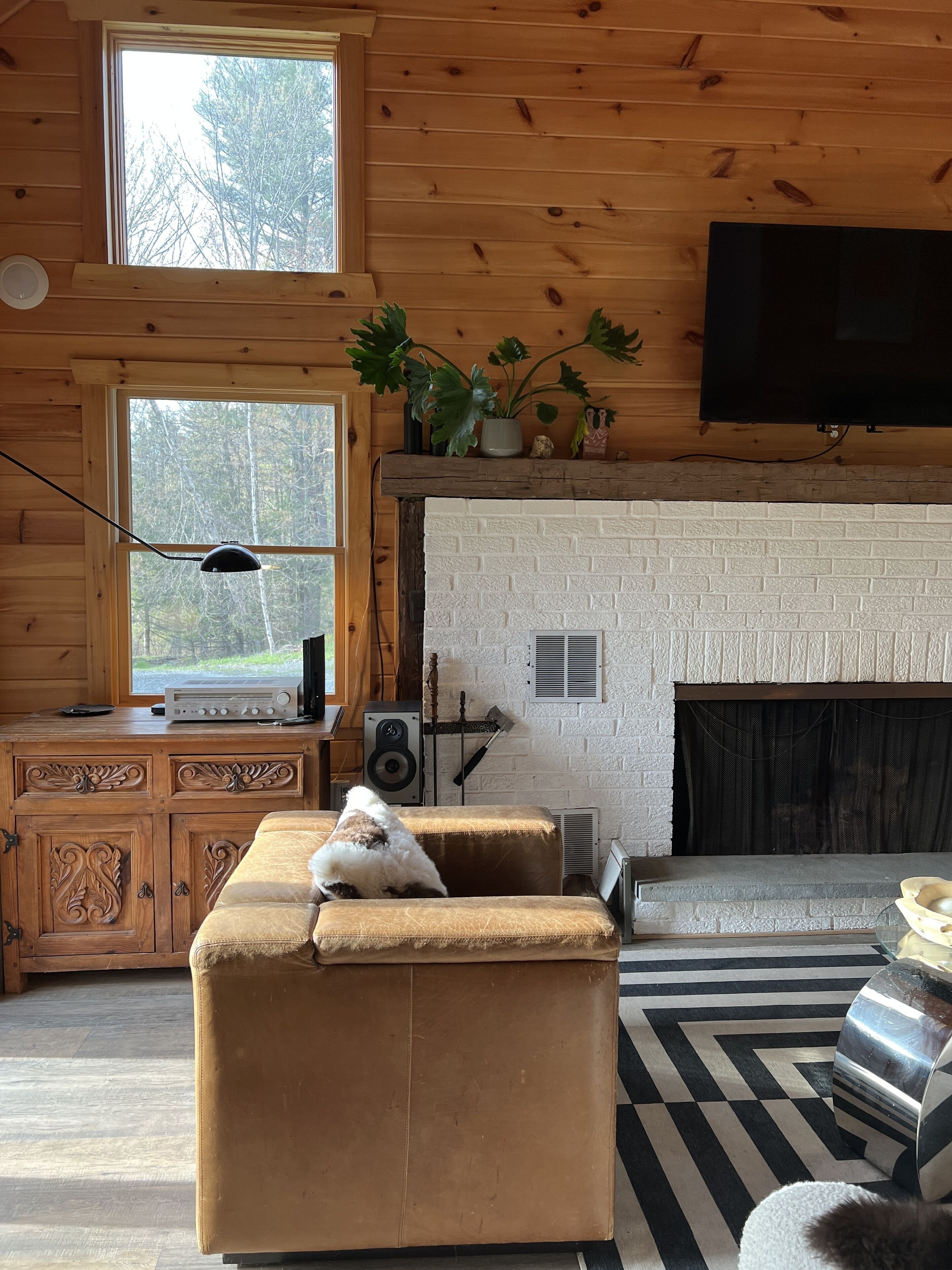 An Eclectic Private Cabin on Ten Wooded Acres