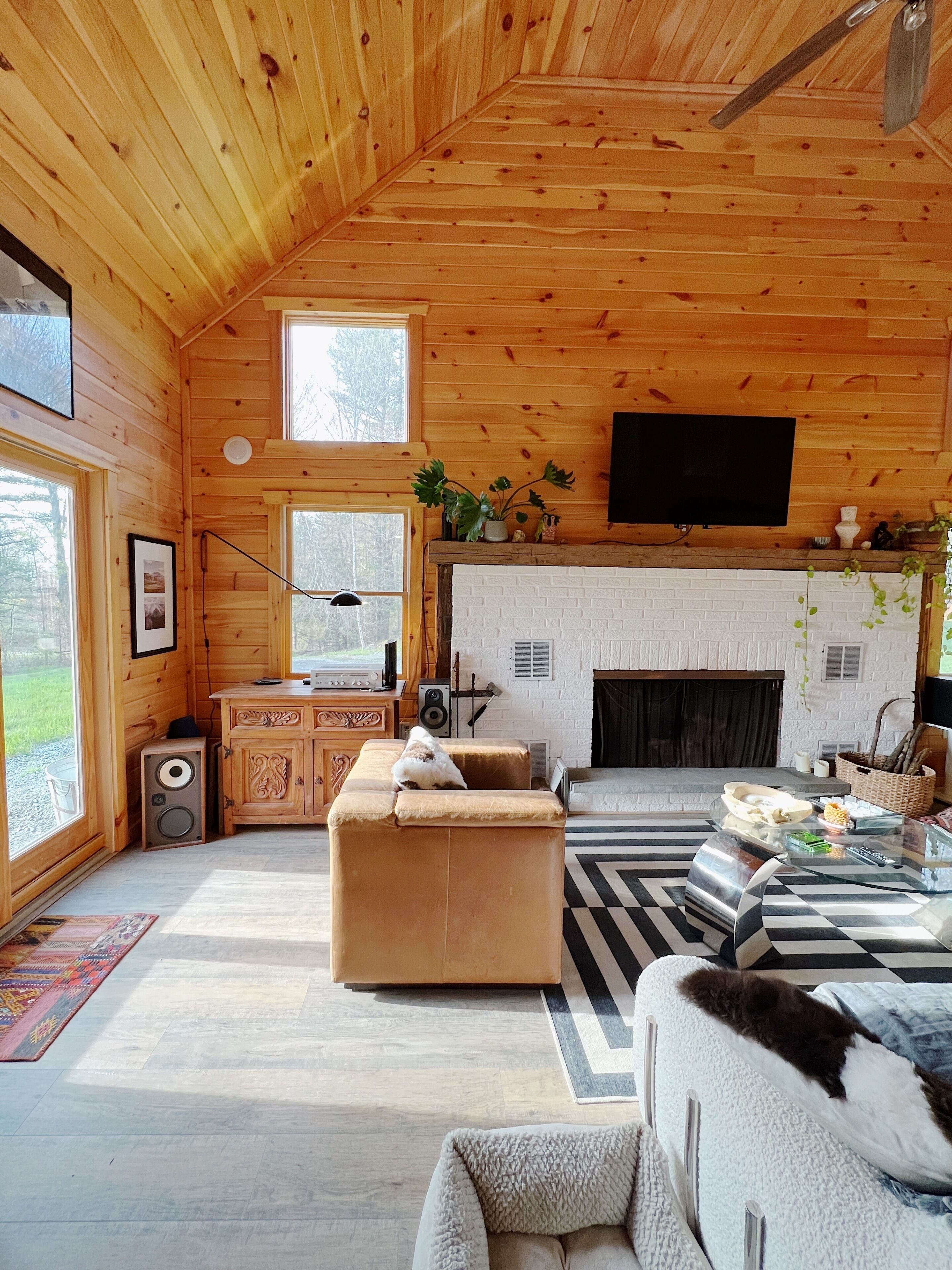 An Eclectic Private Cabin on Ten Wooded Acres