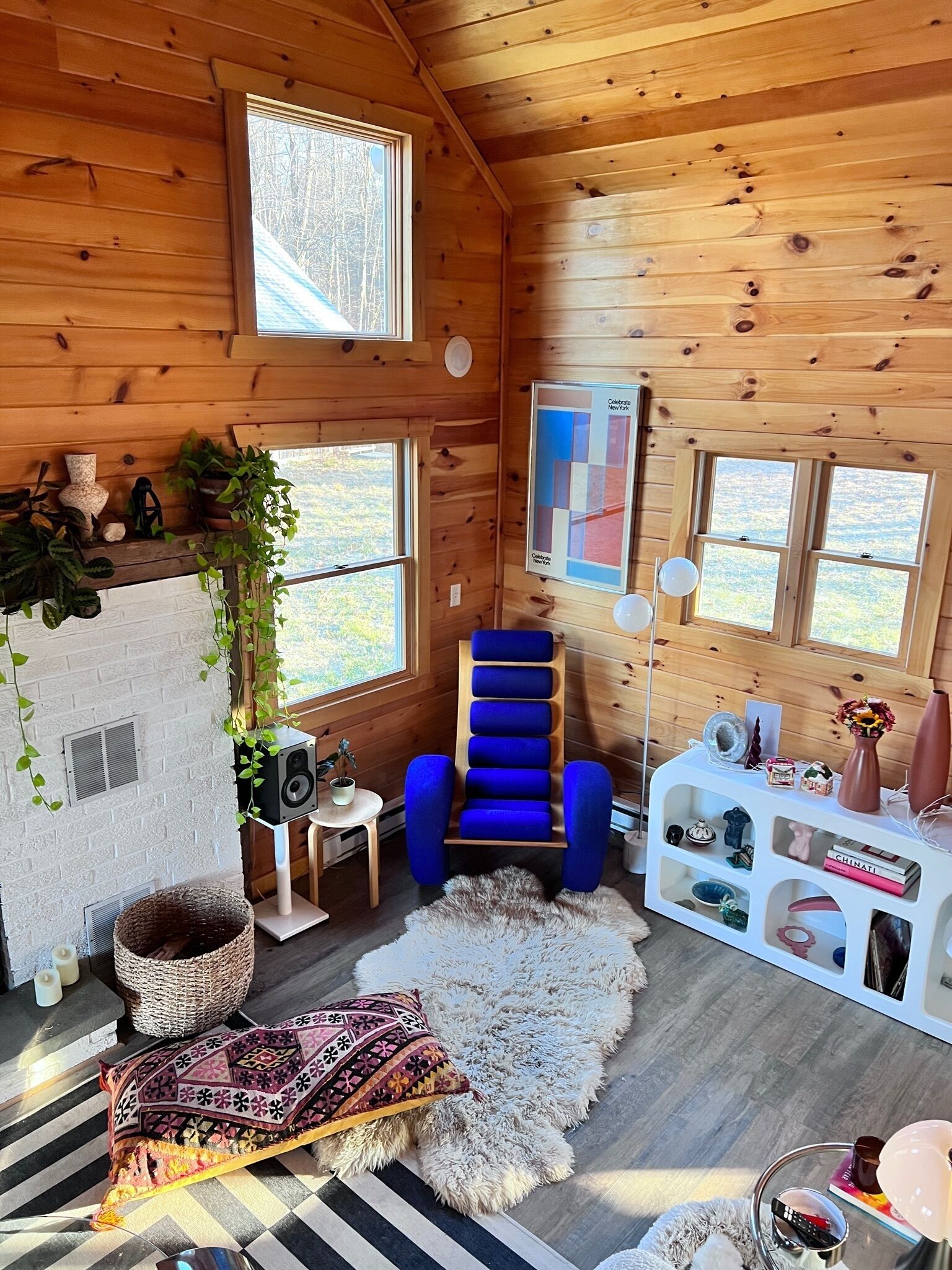 An Eclectic Private Cabin on Ten Wooded Acres