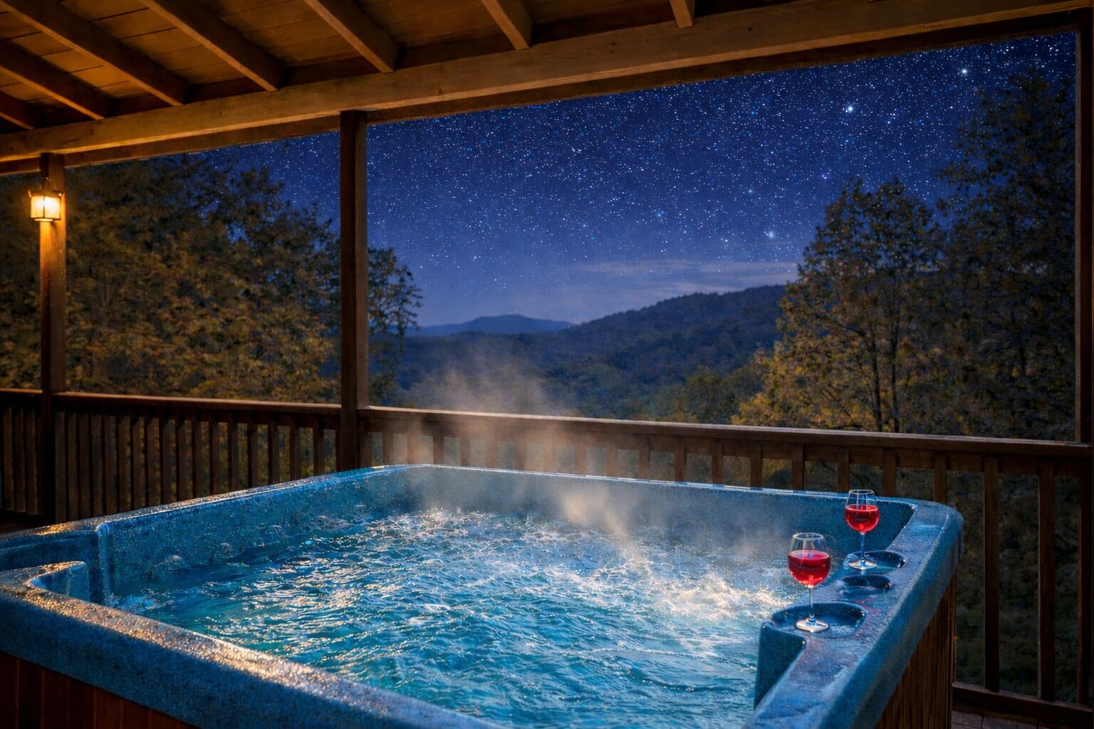 Bañera de hidromasaje al aire libre