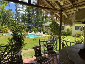 Terrace/patio - HOTEL IGUANA  (Las Terrenas)