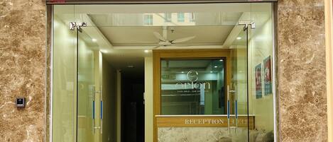 Façade de l’hébergement