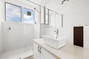 Hair dryer, towels