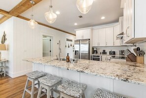 Fridge, microwave, oven, stovetop - Walk to Beach & Dining, Luxury Home in Seagrove, Private Pool, Sleeps 14, Bikes (Santa Rosa Beach)