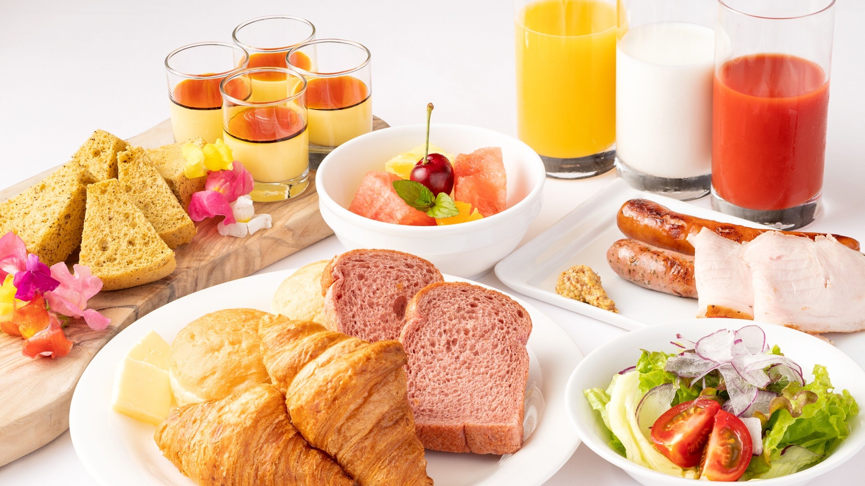 Frokostbuffé hver dag (JPY 2200 per person)
