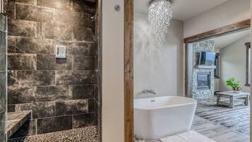Hair dryer, towels