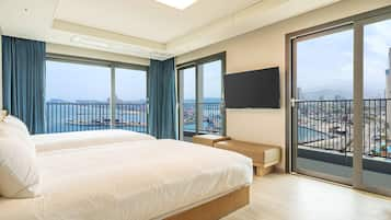 Panorama Ocean View Premier Double Twin | Cadar katil 