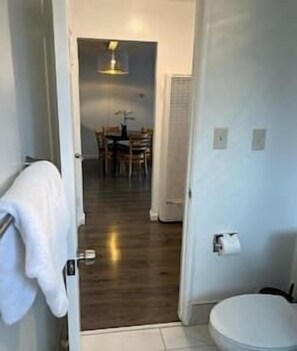 Ducha y secador de pelo