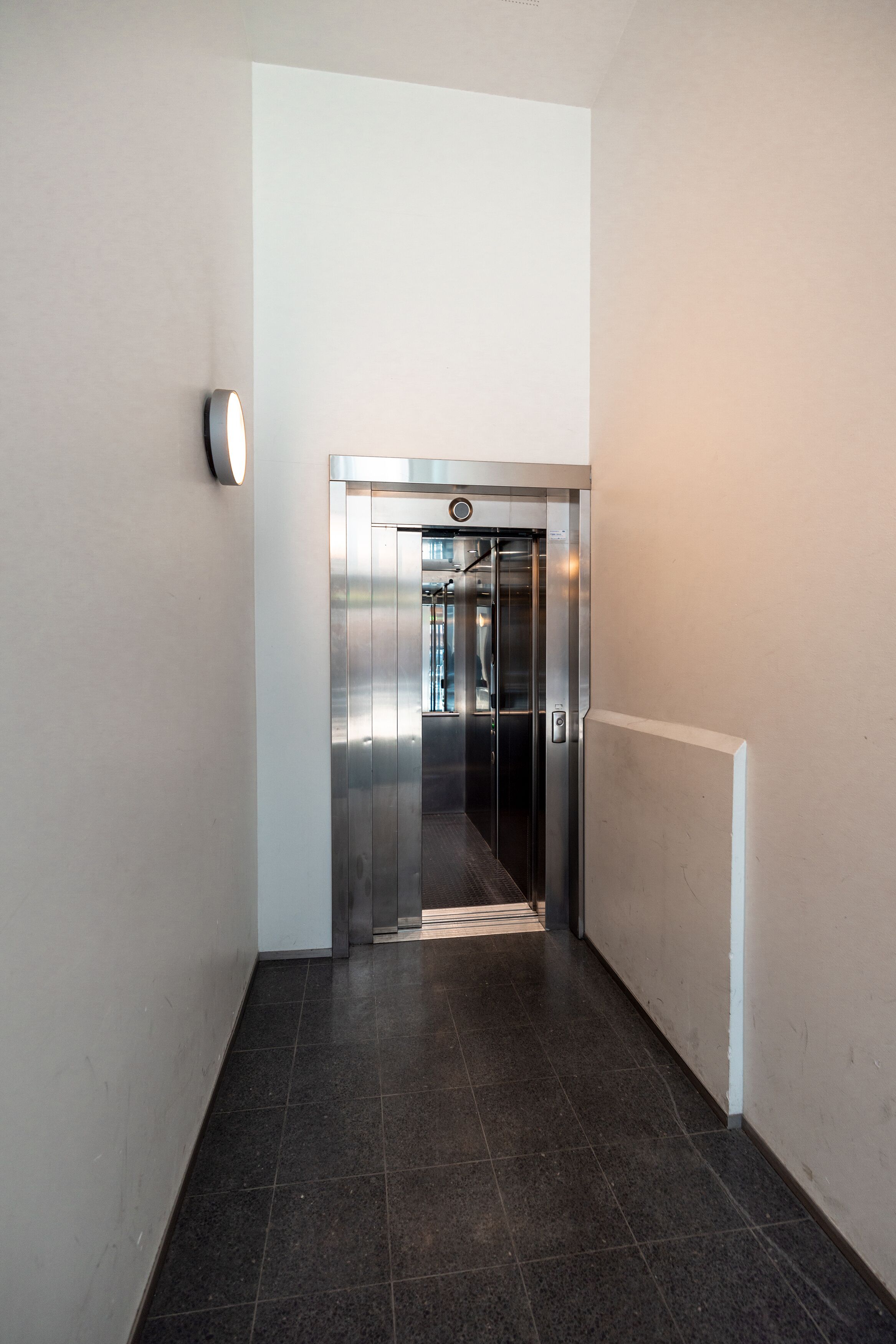 Interior entrance