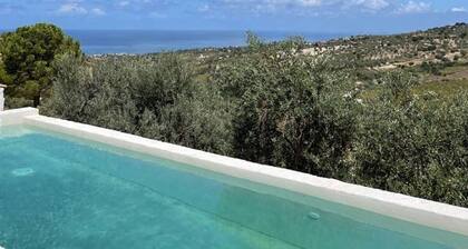 Beautiful Countryside Villa With Private Pool and Sea View, Surrounded by Nature