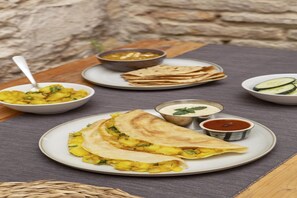 Daily continental breakfast (INR 300 per person) - Fabhotel The Residency (Gurugram)