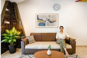 Sala de estar en el lobby