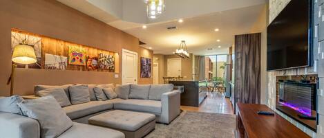 Älytelevisio, takka