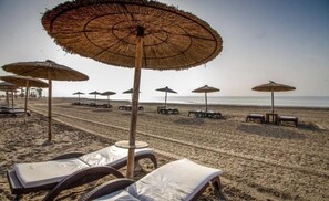 Am Strand, Strandtücher