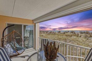 Outdoor dining - Oceanfront First-Floor Condo | Beachfront Views (Ocean City)