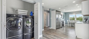 Canal-Front Retreat w/ Pool, Hot Tub & Kayaks to Nature Preserve! 🛶