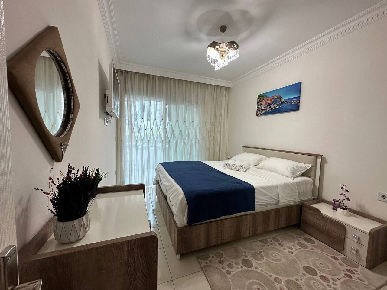 Apartamento Confort, 1 cama de matrimonio con sofá cama | Zona de estar