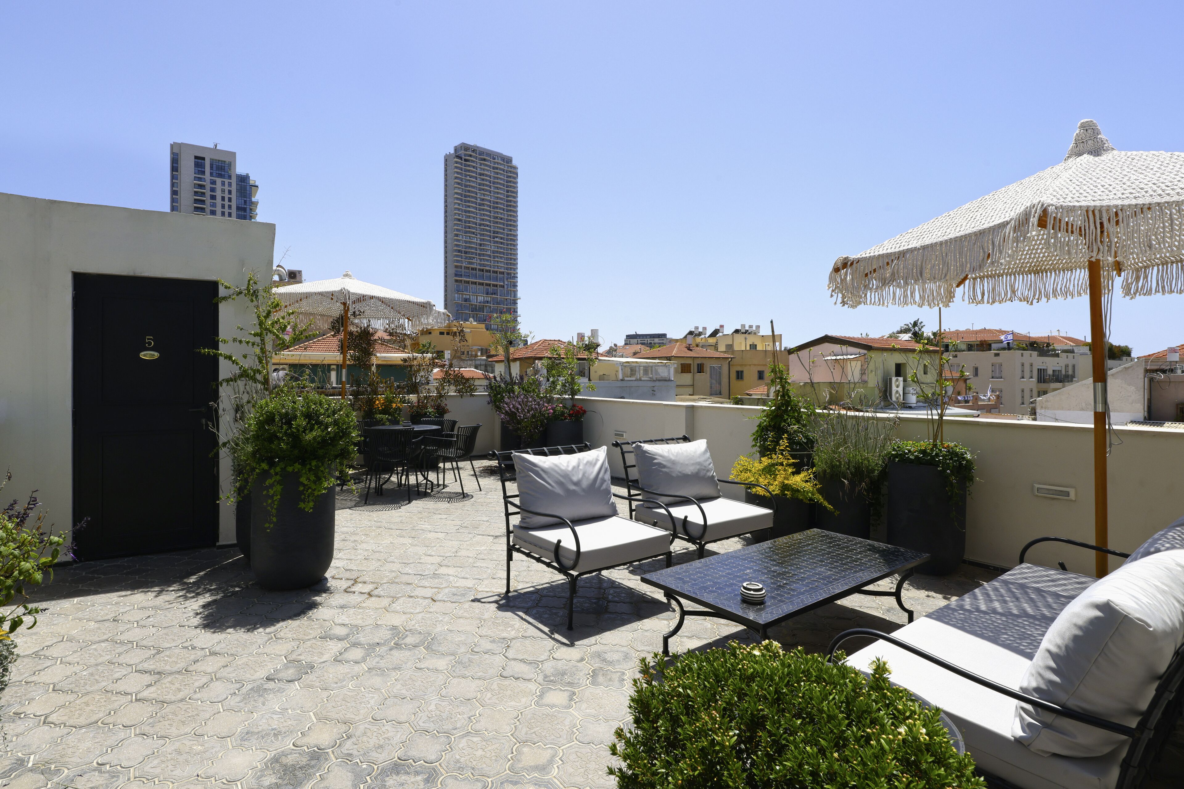 Premium Suite with Private Rooftop and Outdoor Bathtub | Terraza o patio