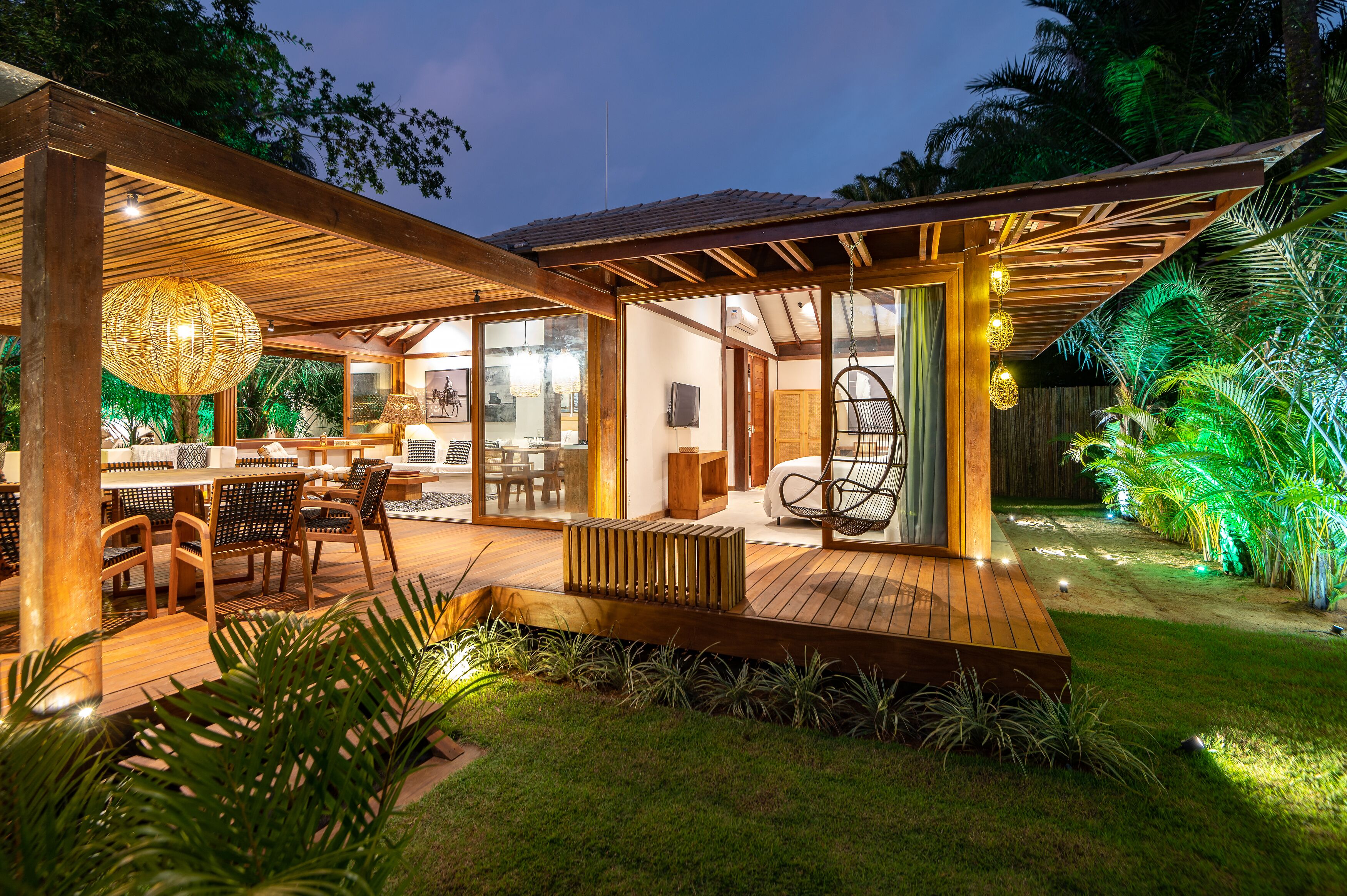 Luxury-Villa, Gartenblick | Terrasse/Patio