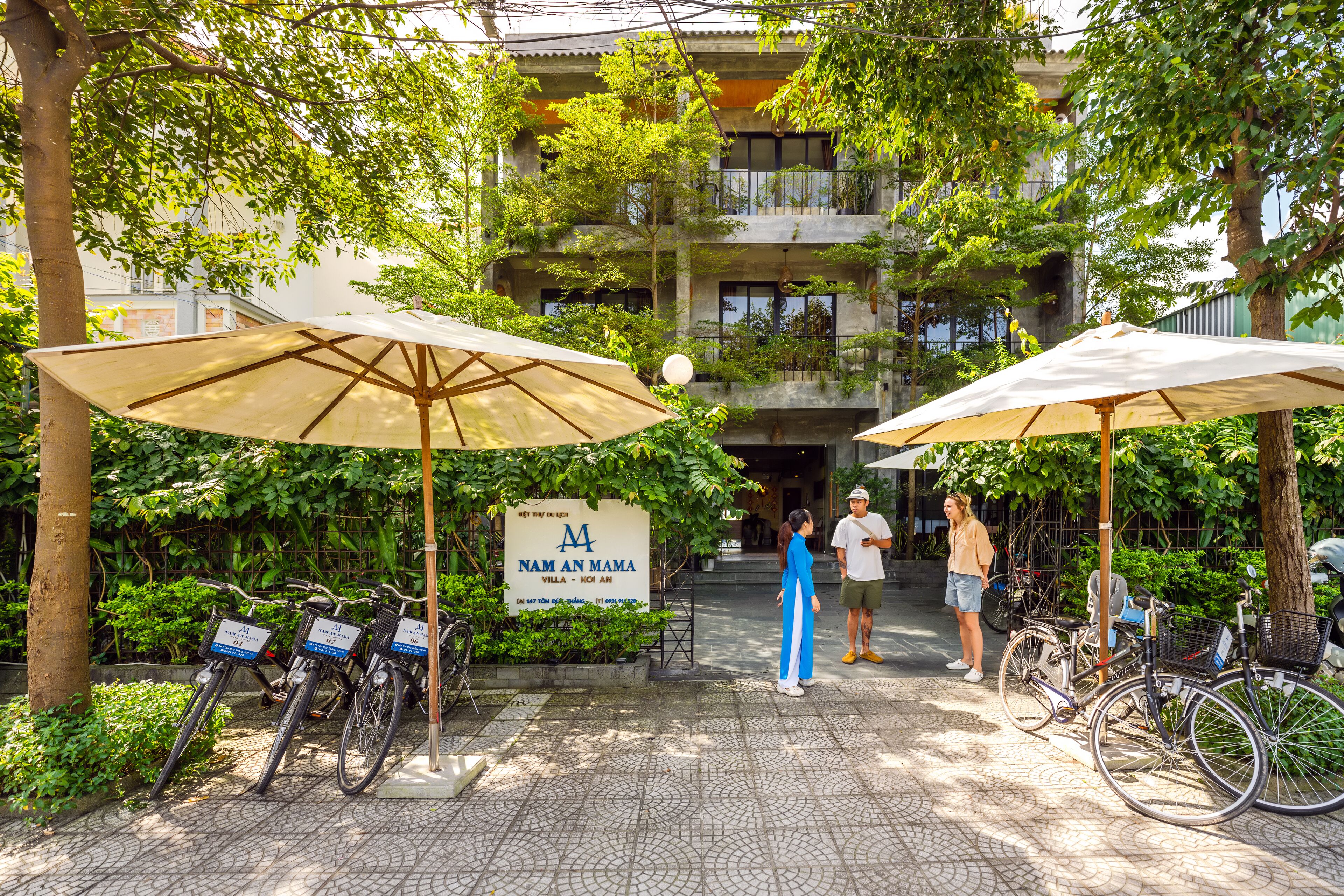 Mặt tiền nơi lưu trú