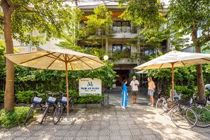 Fassade der Unterkunft