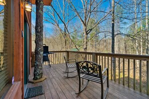 Luxe boomhut | Terras