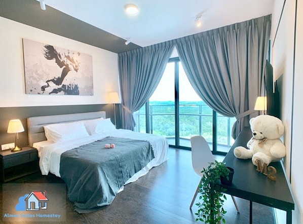 Suite ejecutiva, 1 cama King size | 1 habitación, ropa de cama hipoalergénica y decoración personalizada