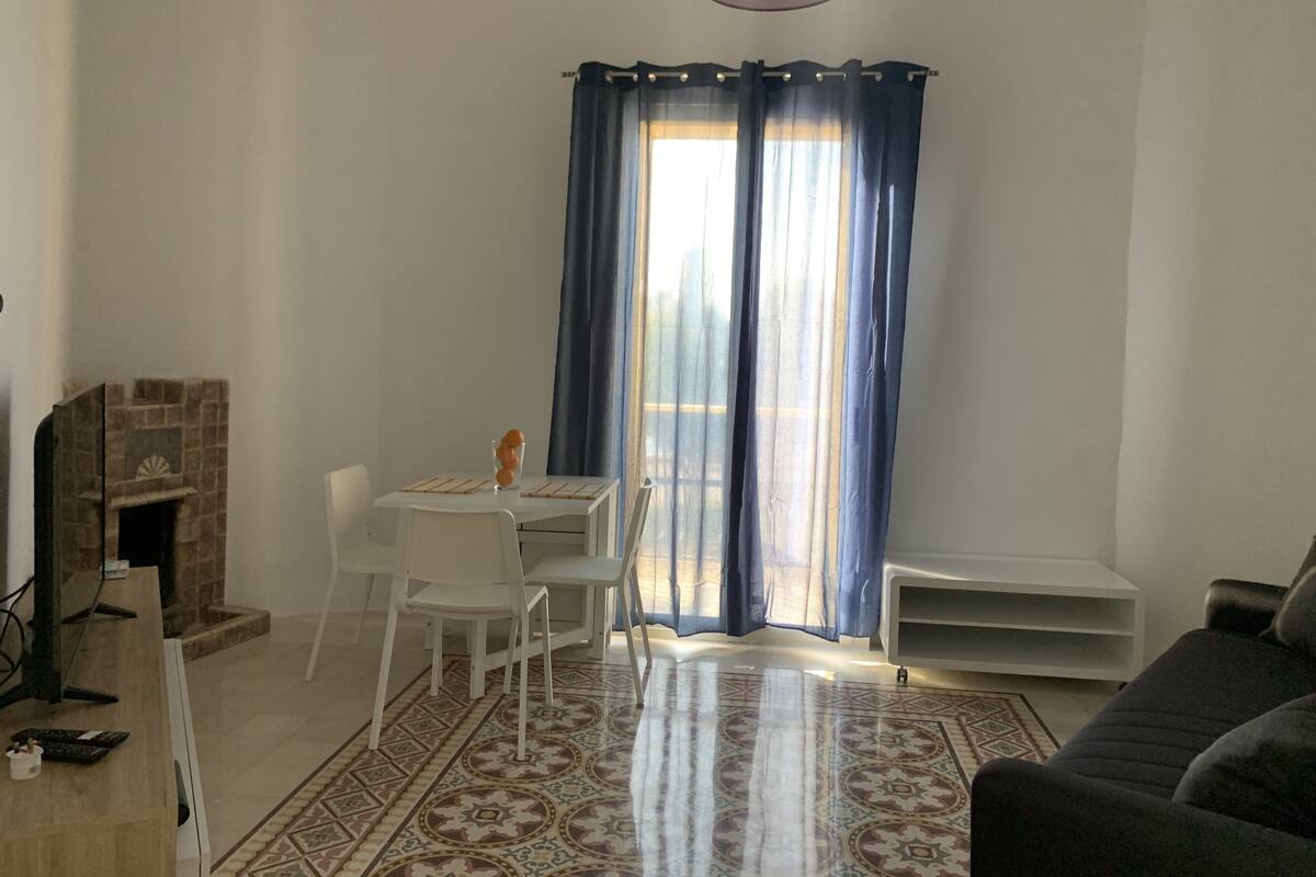 Comfort Apartment | Living area | 45-inch Smart TV with cable channels, TV