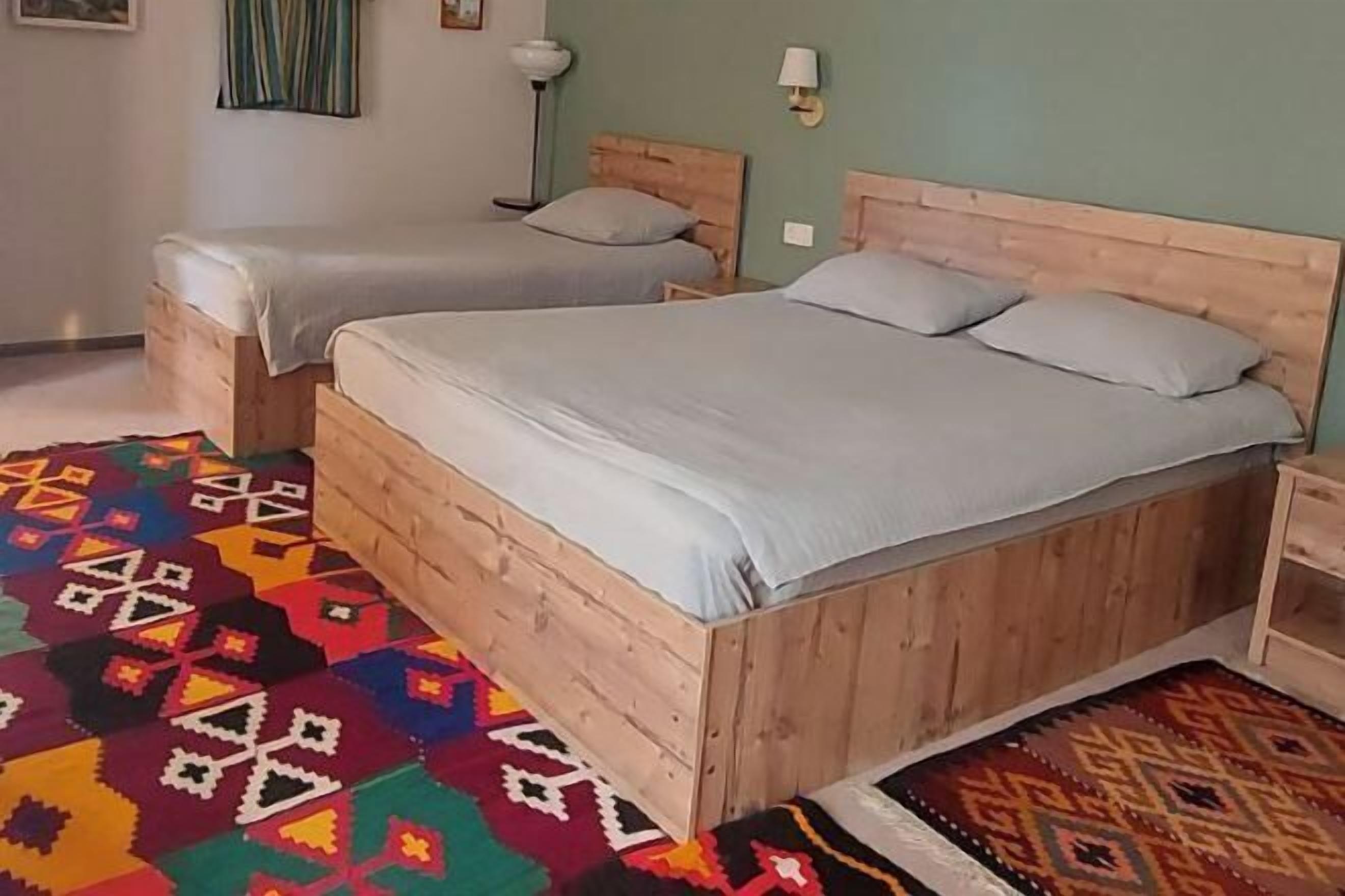 Individually decorated, individually furnished, desk, laptop workspace