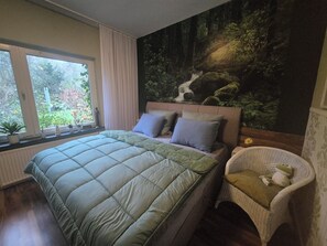 1 غرفة نوم وواي فاي مجانًا وملاءات أسرّة