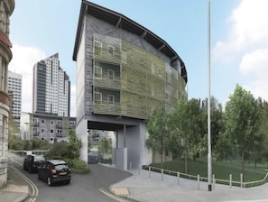 Façade de l’hébergement