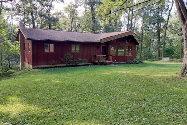 House facade from driveway