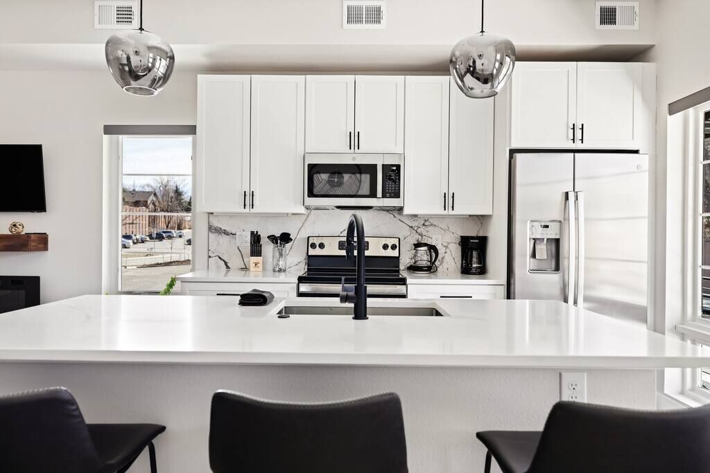 Golden Sanctuary | Luxe Apt | 1 Block From Main St