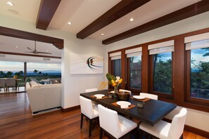 Dining - Beautiful Ocean View Villa at Hualalai Resort w/ AC and Lanai (Kailua-Kona)