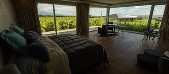Unique Villas del Malbec Lodges between vineyards and mountain view