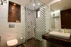 Premium Double Room | Bathroom | Slippers - Alpina Hotels & Suites (Gurugram)