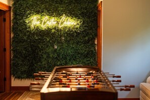 Games room - The Castor Cabin | Patio, Game Loft, Golf Course View (Wintergreen Resort)