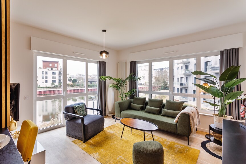 Le Panoramique - Appartement De Standing 2 Chambres Vue Vilaine Avec Parking - Saint-Grégoire