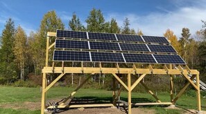Property grounds - Forest Side Solar Powered Cabin with Nature Trails (Norfolk)