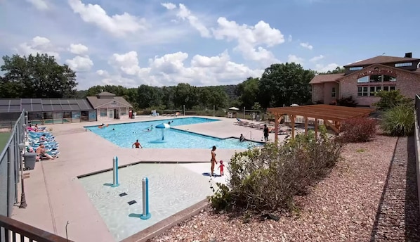 Indoor pool, outdoor pool