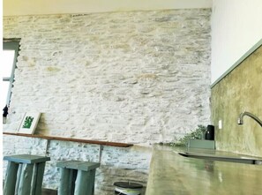 Interior - "Blue on Blue" view - Entire holiday house for rent (Zaganiaris)