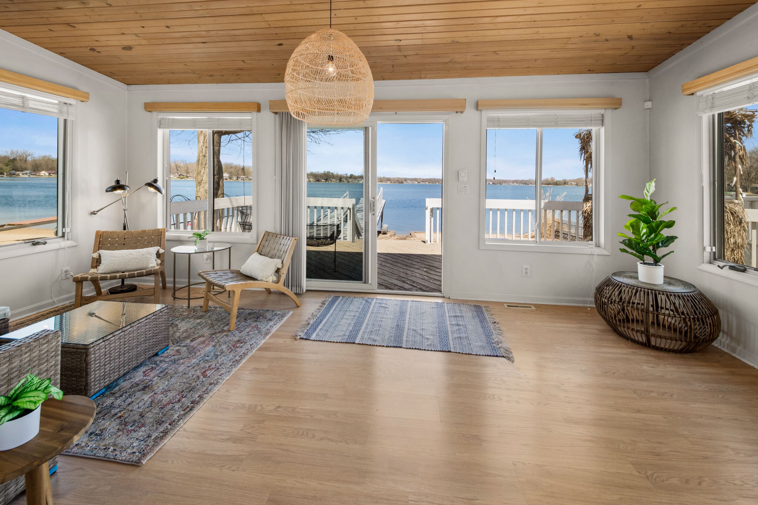 Lakefront Oasis with private beach and dock in Southwest Michigan!